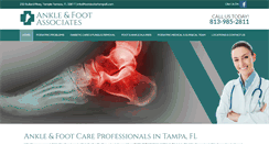 Desktop Screenshot of footdoctortampafl.com